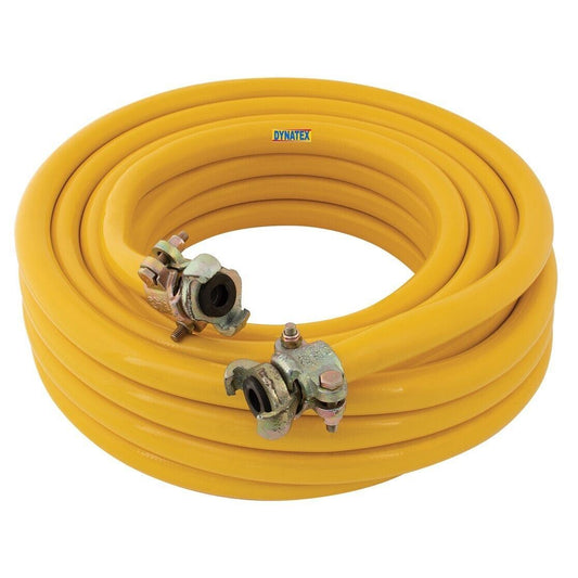 Compressor Air Hose 3/4" Plant Breaker 15 M Meter and Rubber Couplings (50ft) 2001300