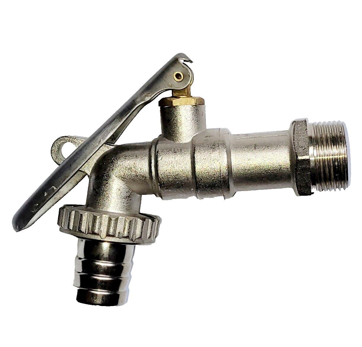 Tap Lockable 3/4" Inch Brass Garden Hose Bib Tap Valve Lever Locking Ball Valve 1402180