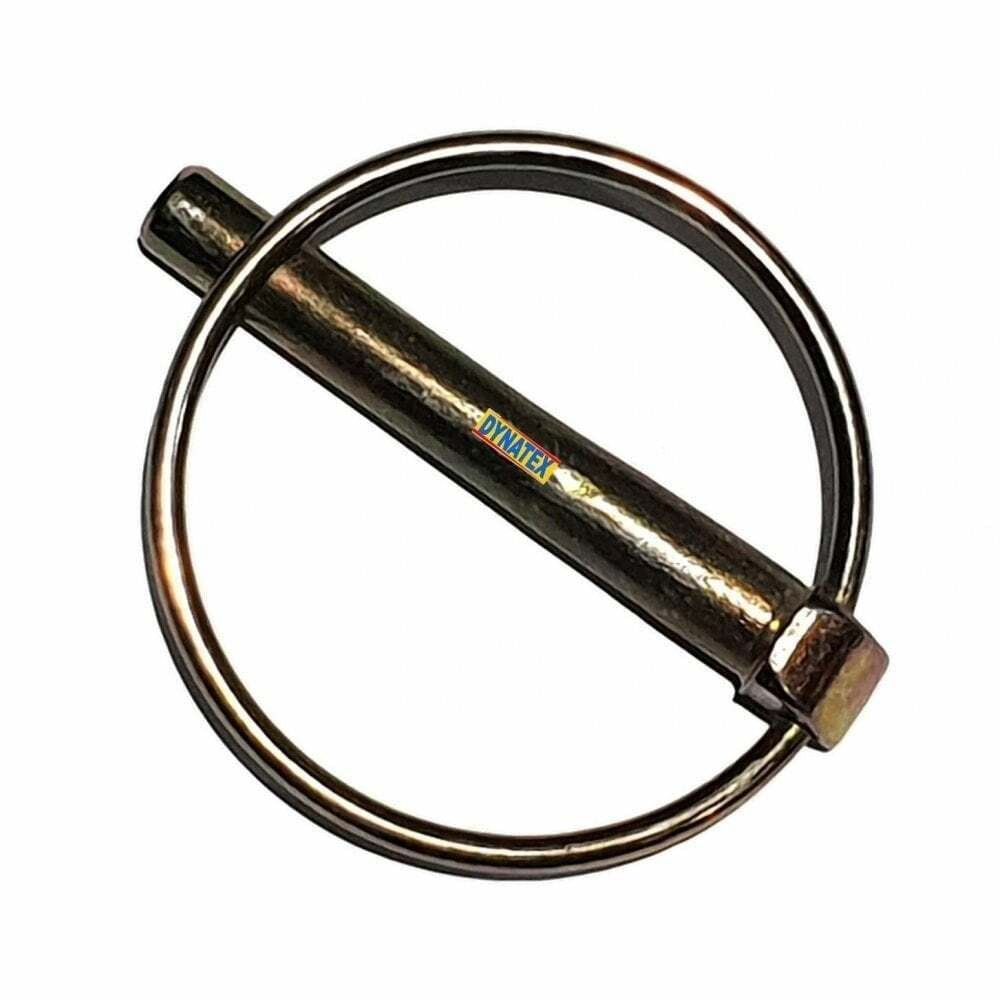 2 Lynch Pin 34.5mm x 11.0mm 40L Retaining Lock Pin Trailer D Clip Round Locking 90072102x166