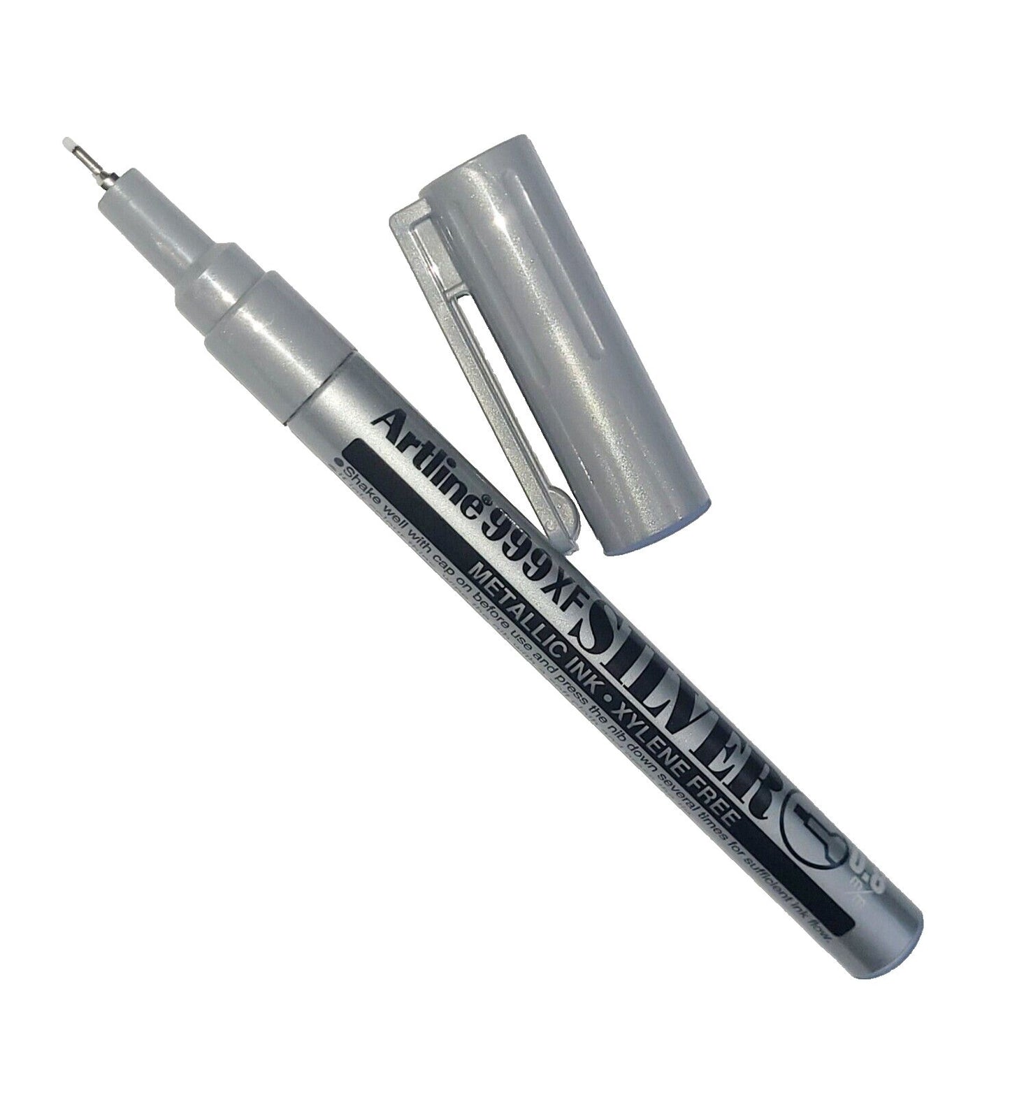 Artline 999XF Extra Fine Silver Metallic Paint Marker Pen  0.8mm