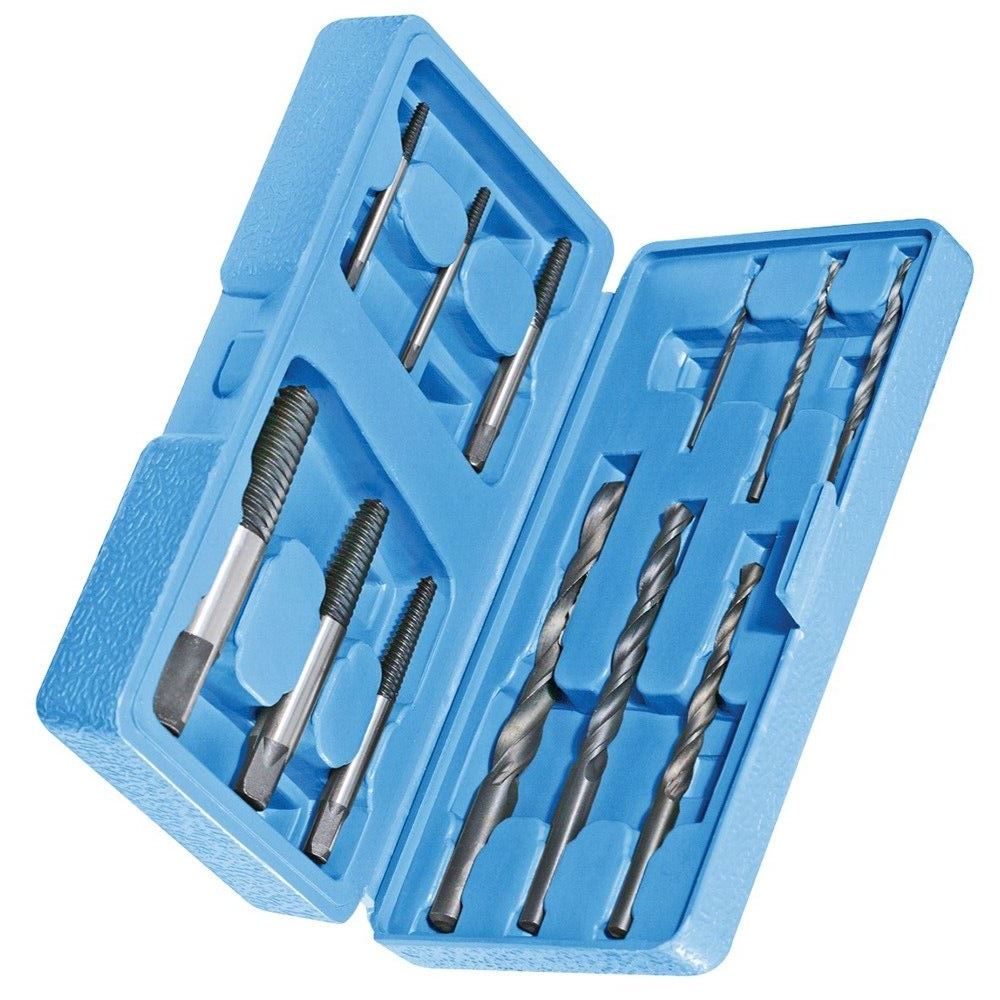 Damaged Broken Screw Remover Stud Extractor Set Puller Tool Easy Out Set 12Piece