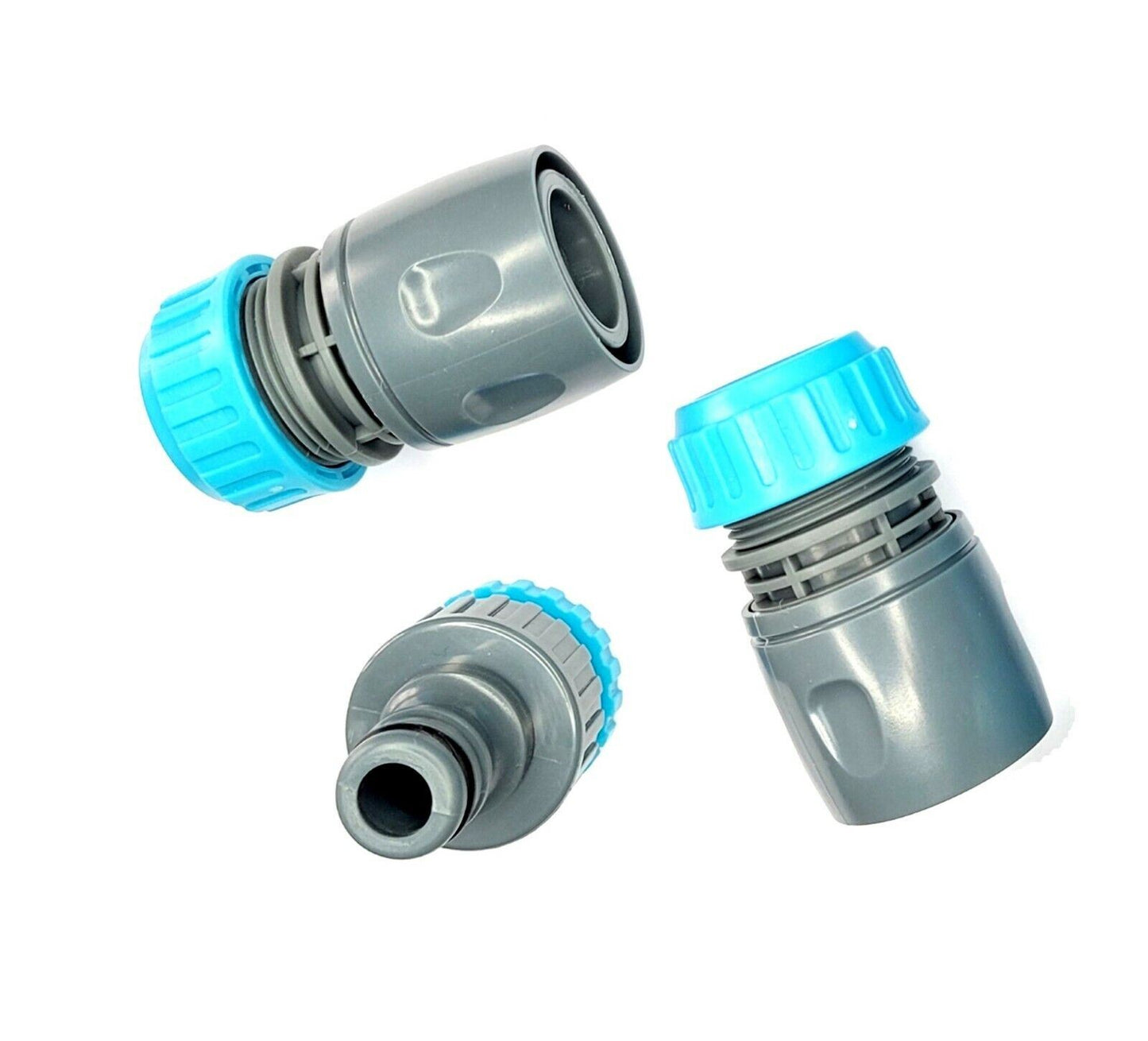 3Pcs Garden Hose Connectors Watering Pipe Tap Plastic Connector Adaptor Fitting