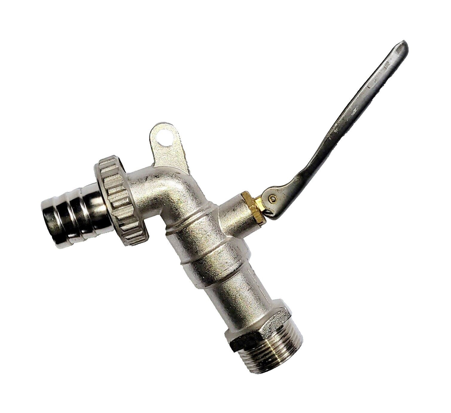 Tap Lockable 3/4" Inch Brass Garden Hose Bib Tap Valve Lever Locking Ball Valve 1402180