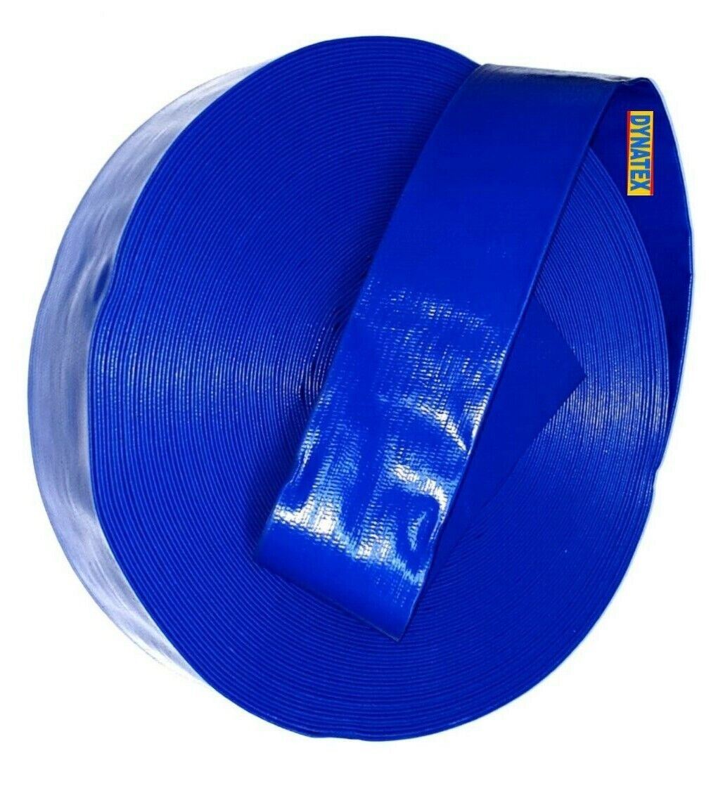 Layflat Hose 1 1/4 Inch Discharge Water Pump Hose 32mm X 20 Metre Drainage 20M