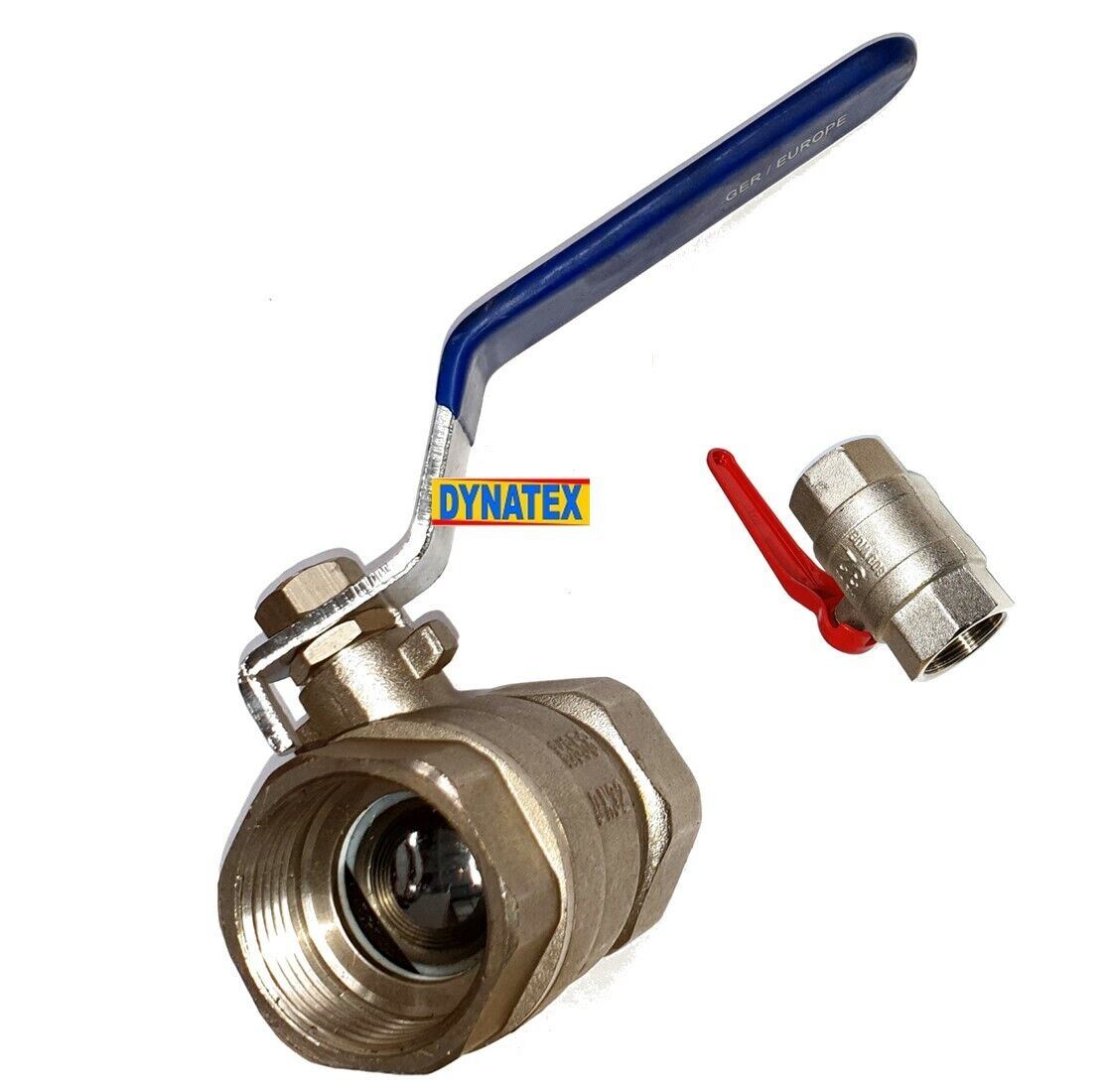 Ball Valve Stop Tap 3/8" Inline Shut Off Cock For Air Line Water Oil Fluid Pumps