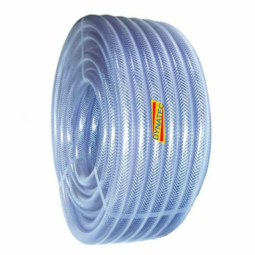 1" Dump-hose Powerflush 25mm Powerflushing Clear Braided Water Compressor NEW