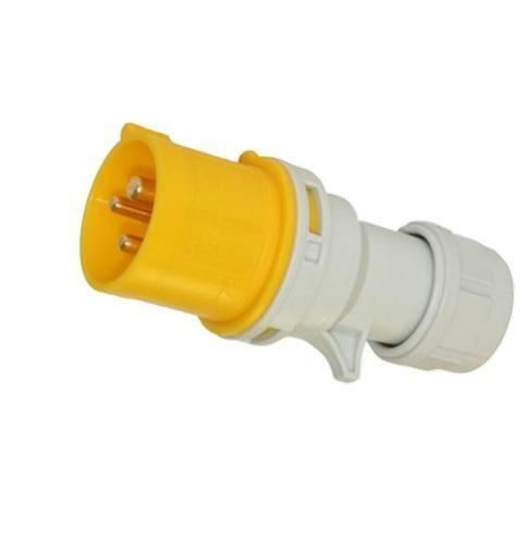 Fly Lead Adaptor 110v 32amp Plug & 16amp Socket Generator Fits Defender 3001275 = 672/651/388