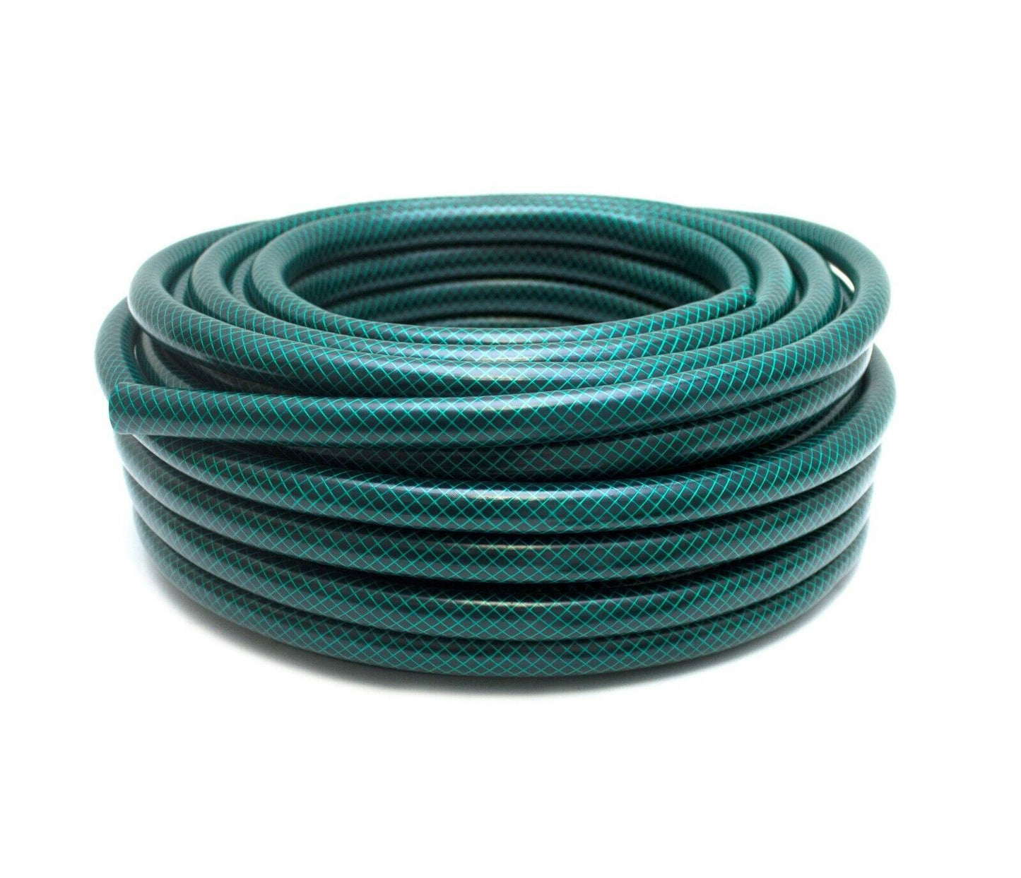 Garden Hose Pipe 30M Spray Nozzle Tap Connector Set Hosepipe Reel 30 Metre Green