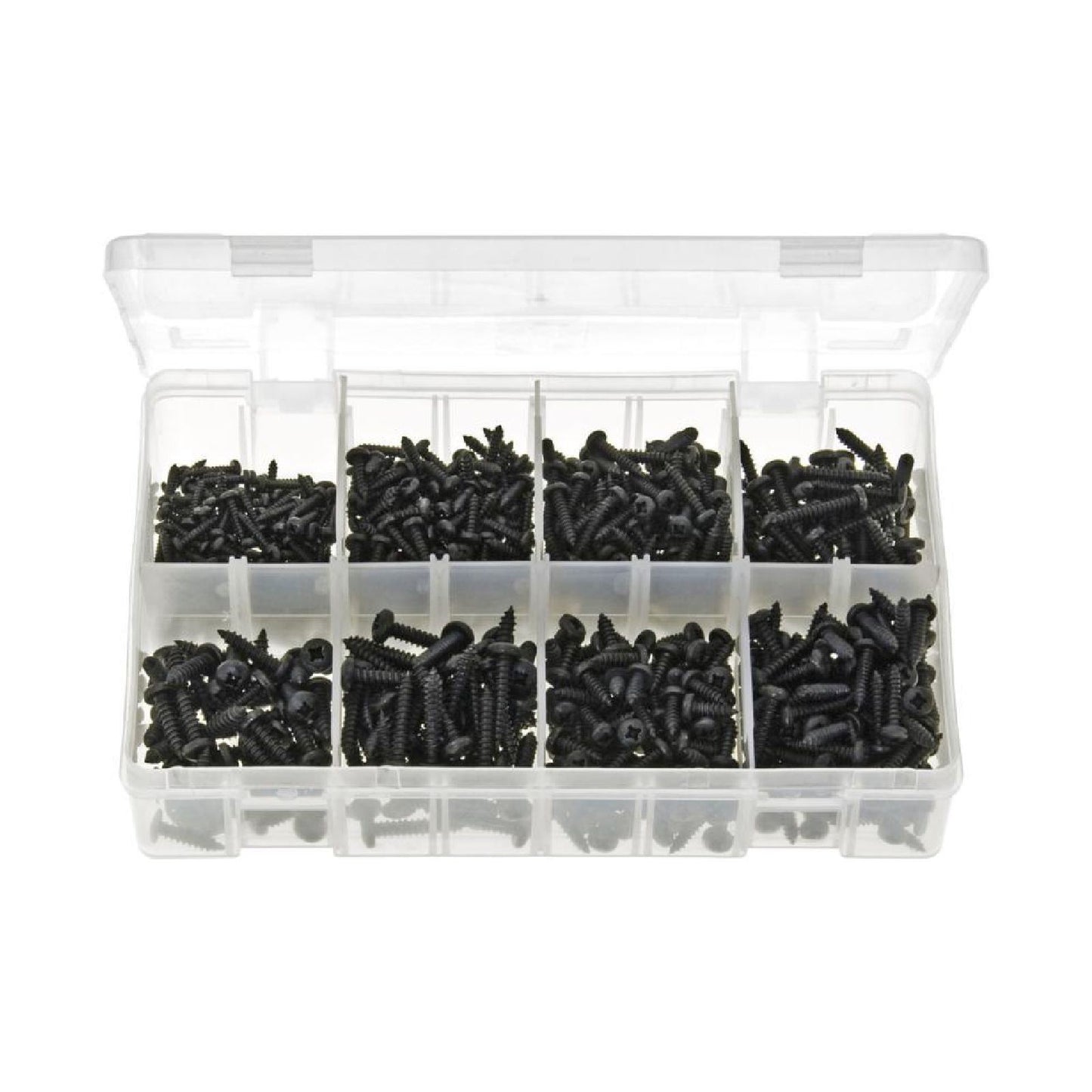 Genuine 1x 700 Piece Assorted Self-Tappers Black Pan Pozi Set - Part Number A.