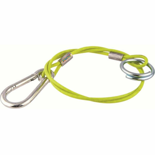 Hook and Ring Break Away Cable Hi Vis Brake Trailer Towing Safety 1M Caravan NEW