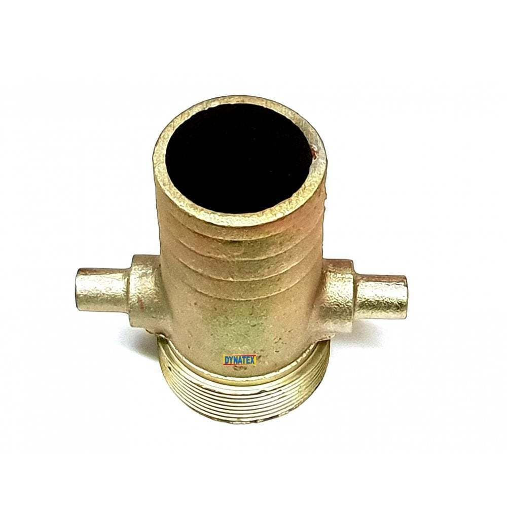 Water Coupling Male BSP 3" BSP Thread X 3" Tail (75mm) Air Oil Brass Finish