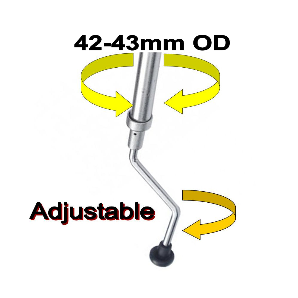 Jockey Wheel Leg 42/43mm Fits PD2 Bracket Bradley Trailer Ifor Williams DX/9001382 BDC101C