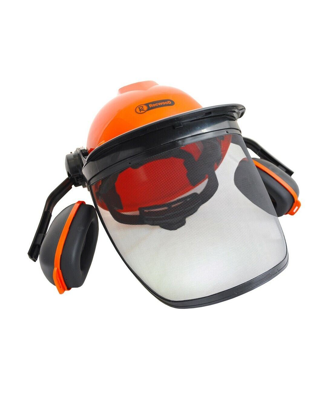 Chainsaw Safety Helmet Metal Mesh Full Visor Forestry Ear Defender DX/1000288