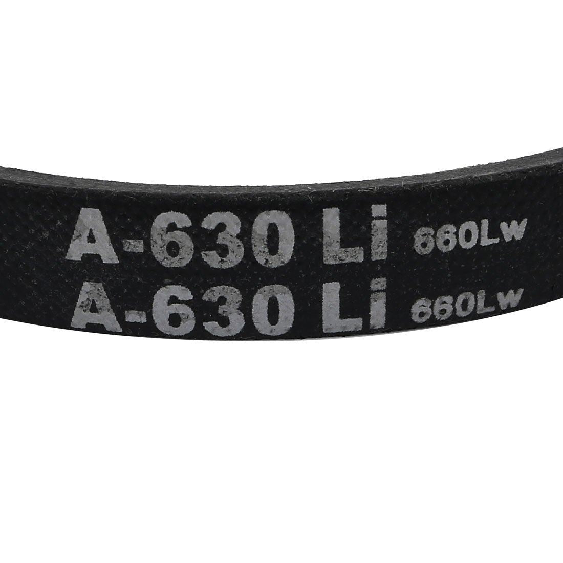 Aexit A630 Industrial Lawn Mower Rubber V Belt 13mm Width 9mm Thickness (ed05f112f59631f75450885721d52772)