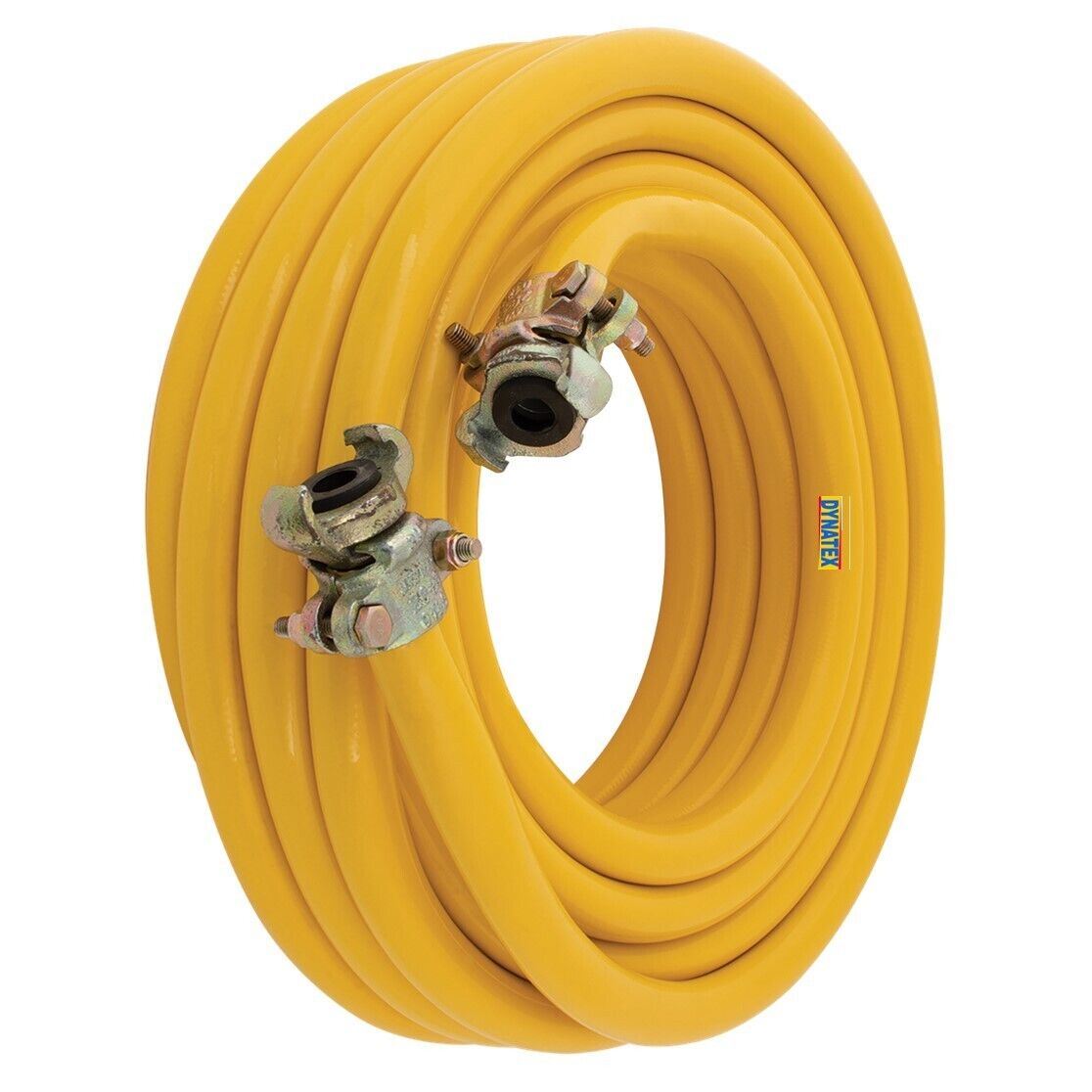 Compressor Air Hose 3/4" Plant Breaker 15 M Meter and Rubber Couplings (50ft) 2001301 2X300