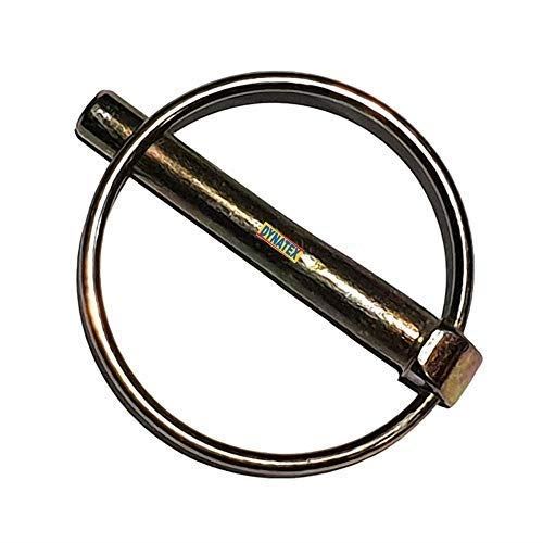 1 Lynch Pin 65mm x 10mm x70L Retaining Lock Pin Trailer D Clip Round Locking DX/9007211 34.3090 x 2