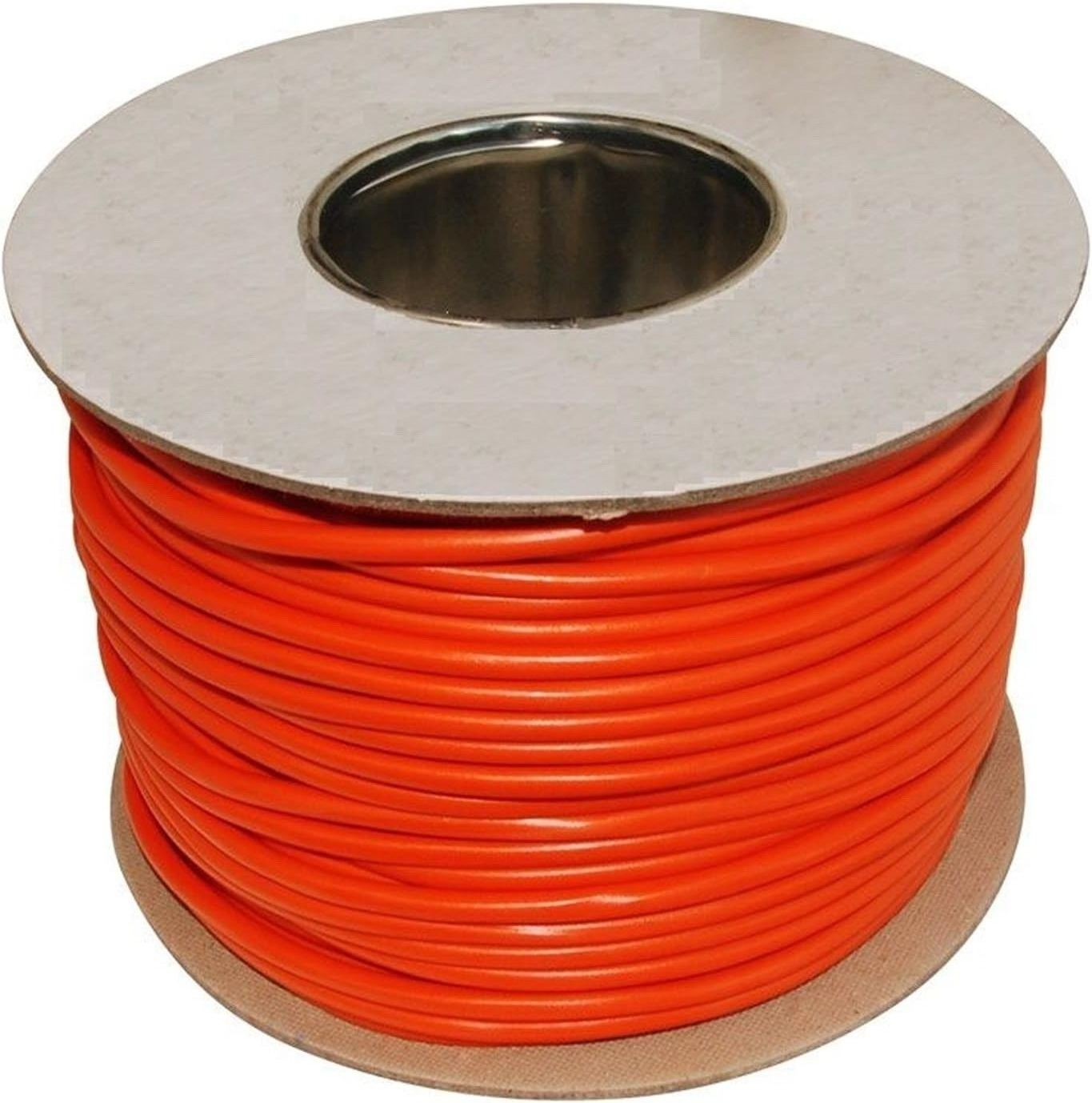 2 Core Orange Flexible 5 Metre Mains Cable 3182y 1.5mm Strimmer Lawn Mower 5M 3001432 5x31