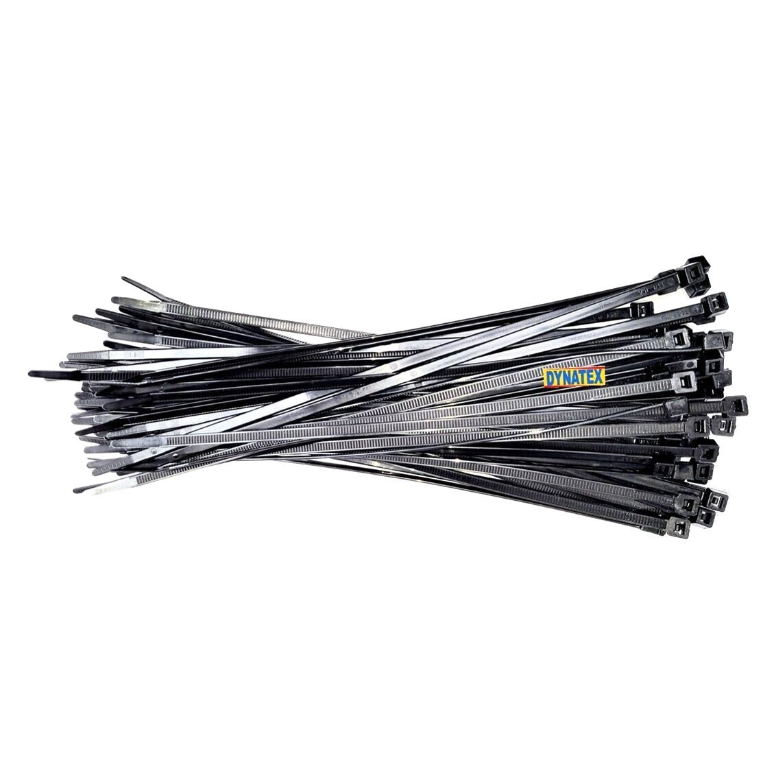 Cable Zip Ties 100 Secure Strap Black Plastic 200mm x 2.5mm Cable Heavy Duty