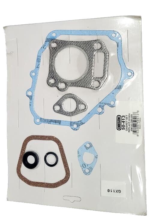 Gasket Set Fits HONDA GX110 Crankcase, Head, Seals Engine - 061A1-ZE0-000