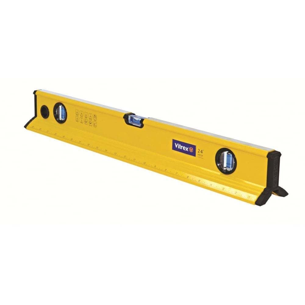 Spirit Level 3ft 36" Tri Beam 914mm Coping Stone Builders Aluminium 3 Vial Ruler