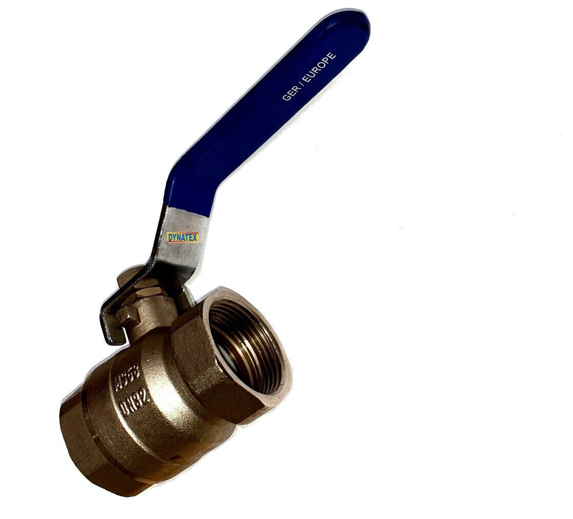 Ball Valve Stop Tap 1 1/4" Inline Shut Off Cock For Air Line Water Oil Fluid NEW