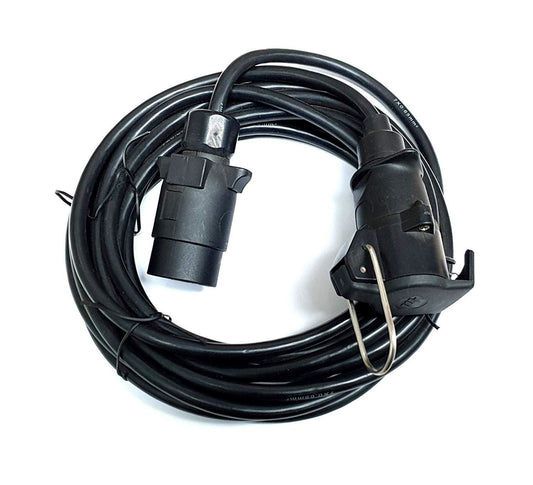 Trailer Light Board Extension Cable Lead 7 Pin Plug and Socket Caravan Towing 6M DX/9001402 NEW