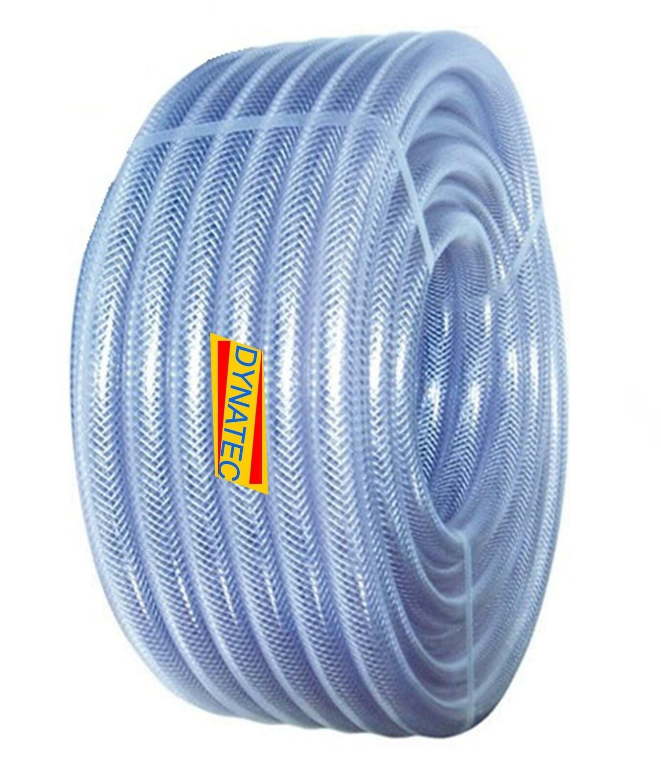 3/8" Dump-hose Powerflush 10mm Powerflushing Clear Braided Water Compressor NEW