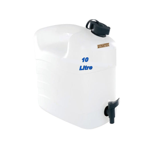 Water Carrier Jerry Can Container Food Grade Plastic 10 Litre Tap Connector 10L