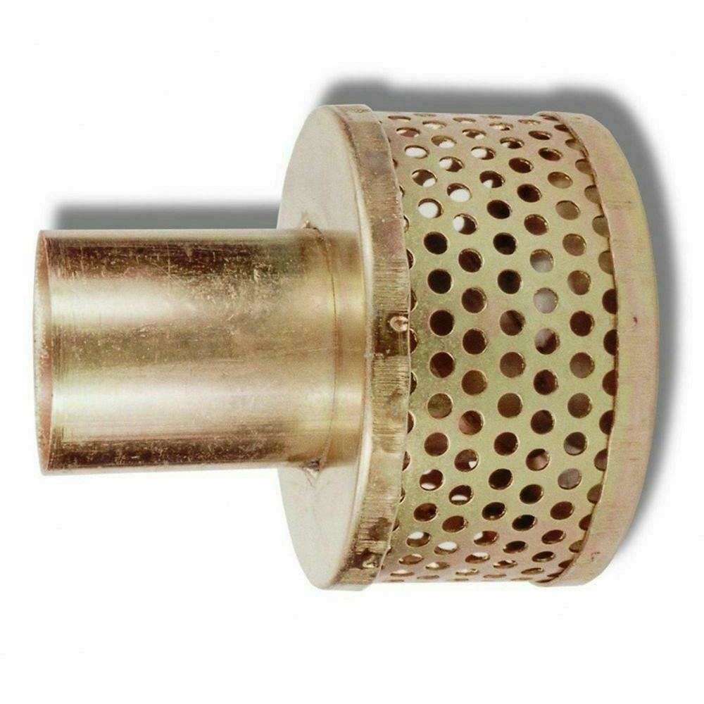 1" Suction Hose Strainer Water Pump Drainage 25mm Tin Can Sewage Filter Connect