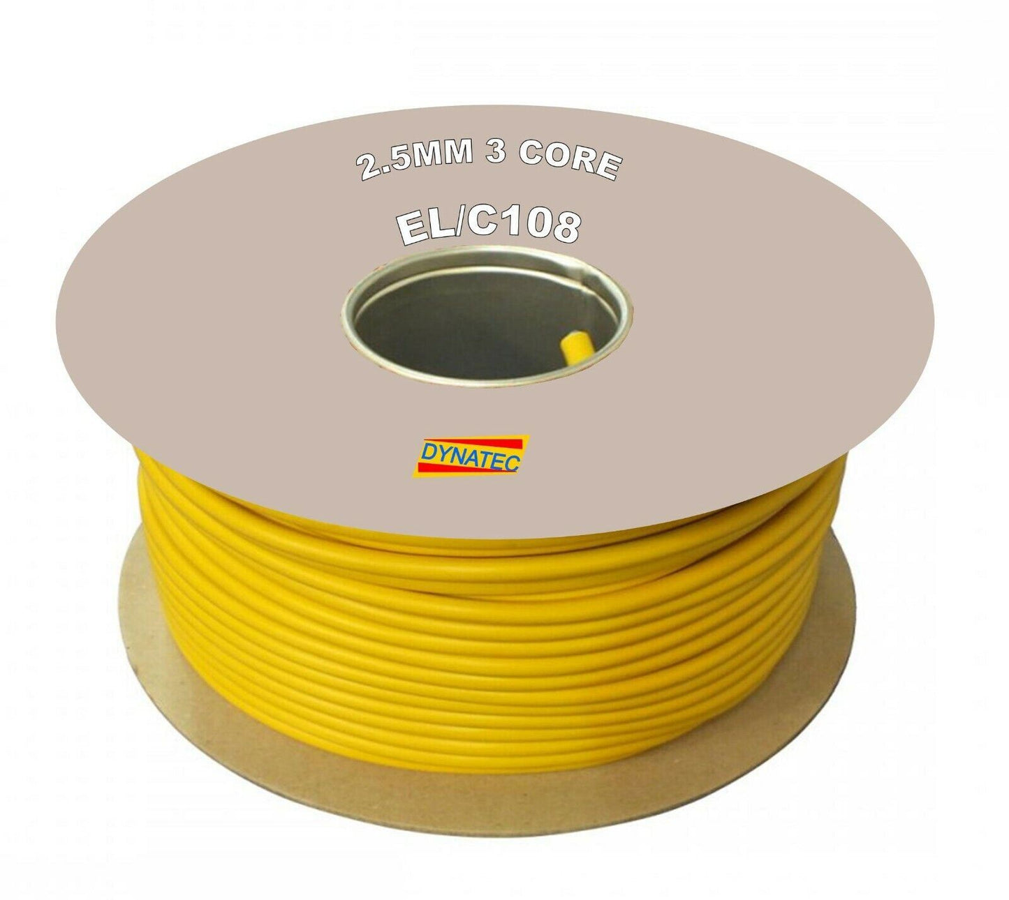 100M Arctic Yellow 3183A Cable 3 Core 2.5mm 110V Caravan Camping Artic 110 Volt