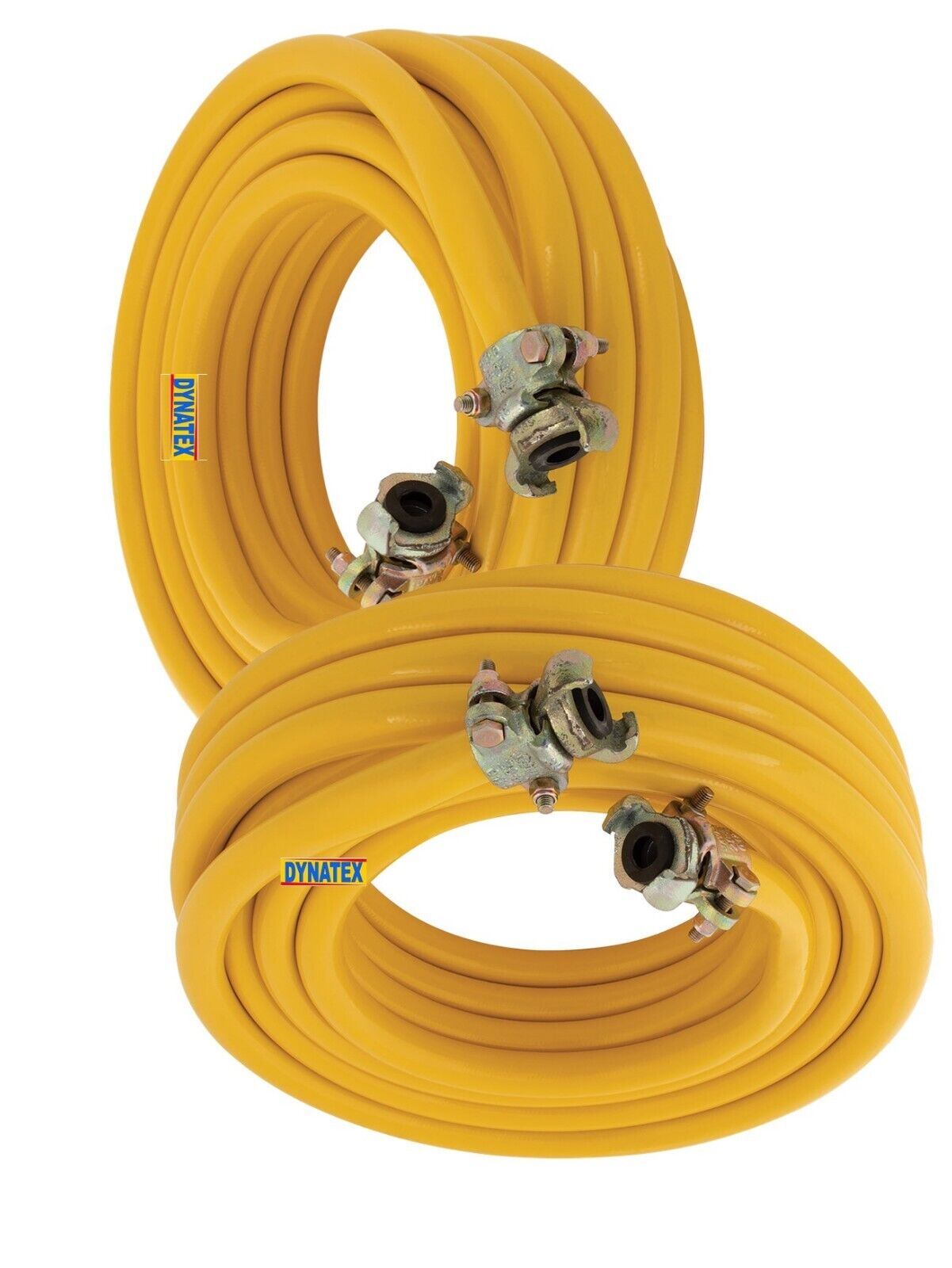 Compressor Air Hose 3/4" Plant Breaker 15 M Meter and Rubber Couplings (50ft) 2001301 2X300