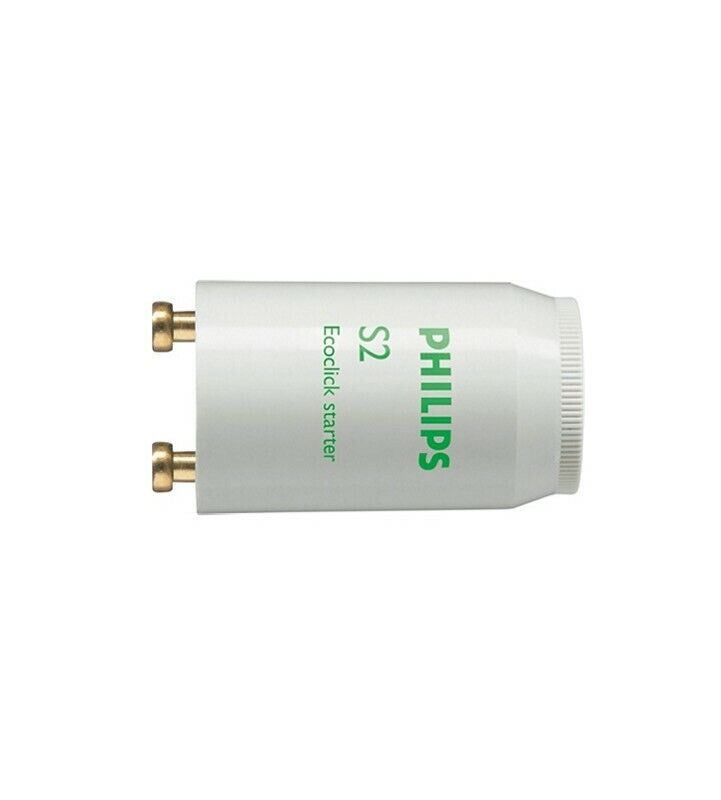 Philips S2 Fluorescent Tube Starter 4W-22W Series starter FS2 EcoClick 220v 240v