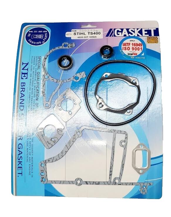 Gasket Set STIHL TS400 With 2 Crankshaft Seals Disc Cutter Petrol Saw Concrete