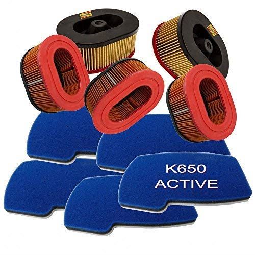 Partner K650 K700 Active Husqvarna Filter 5 Set Sponge & Main Element Replacement