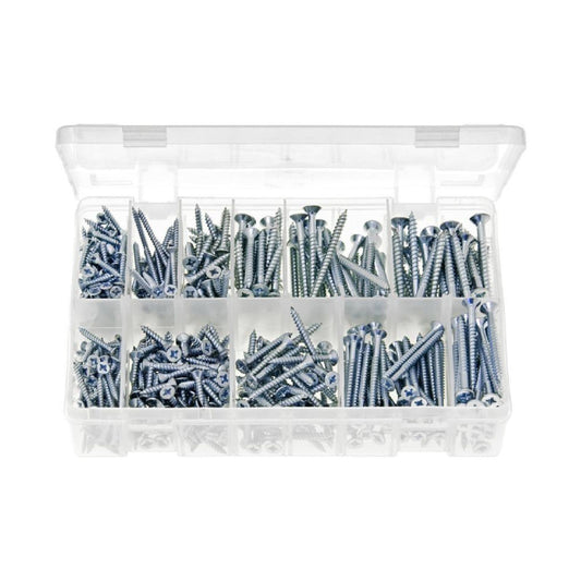 Genuine 1x 525 Piece Assorted Multi-Use Screws Countersunk Pozi Set - Part Nu.