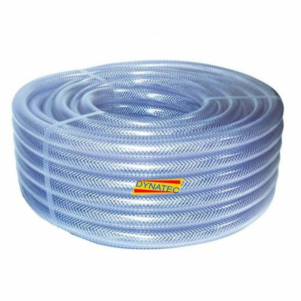 1" Dump-hose Powerflush 25mm Powerflushing Clear Braided Water Compressor NEW