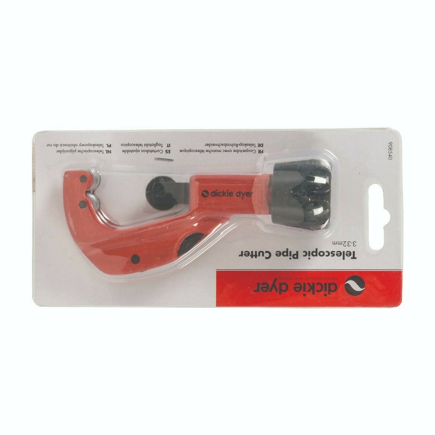 Pipe Cutter 3mm - 32mm Plumbing Copper 8mm 10mm 15mm 20mm Dickie Dyer 908540