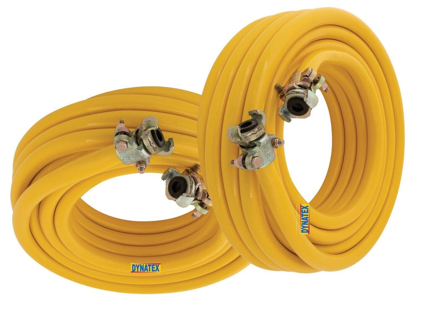 Compressor Air Hose 3/4" Plant Breaker 15 M Meter and Rubber Couplings (50ft) 2001301 2X300