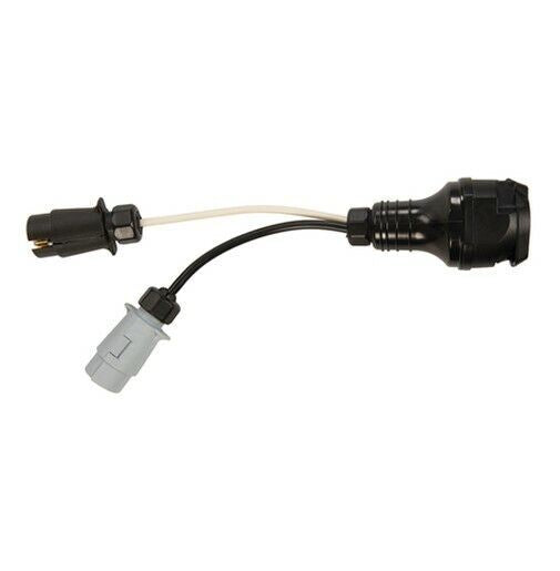 Trailer Plug Twin 7 Pin To Socket Towing Adaptor 13-Pin N & S-Type Conversion