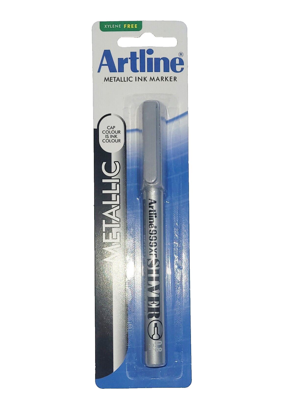 Artline 999XF Extra Fine Silver Metallic Paint Marker Pen  0.8mm