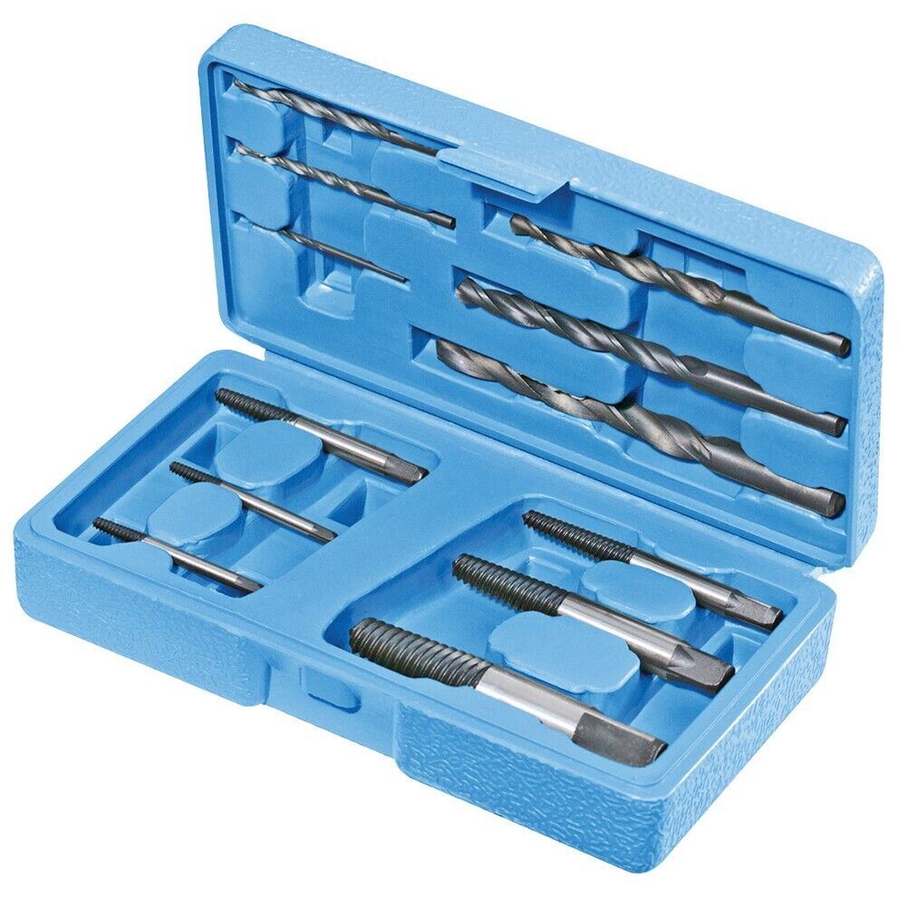 Damaged Broken Screw Remover Stud Extractor Set Puller Tool Easy Out Set 12Piece