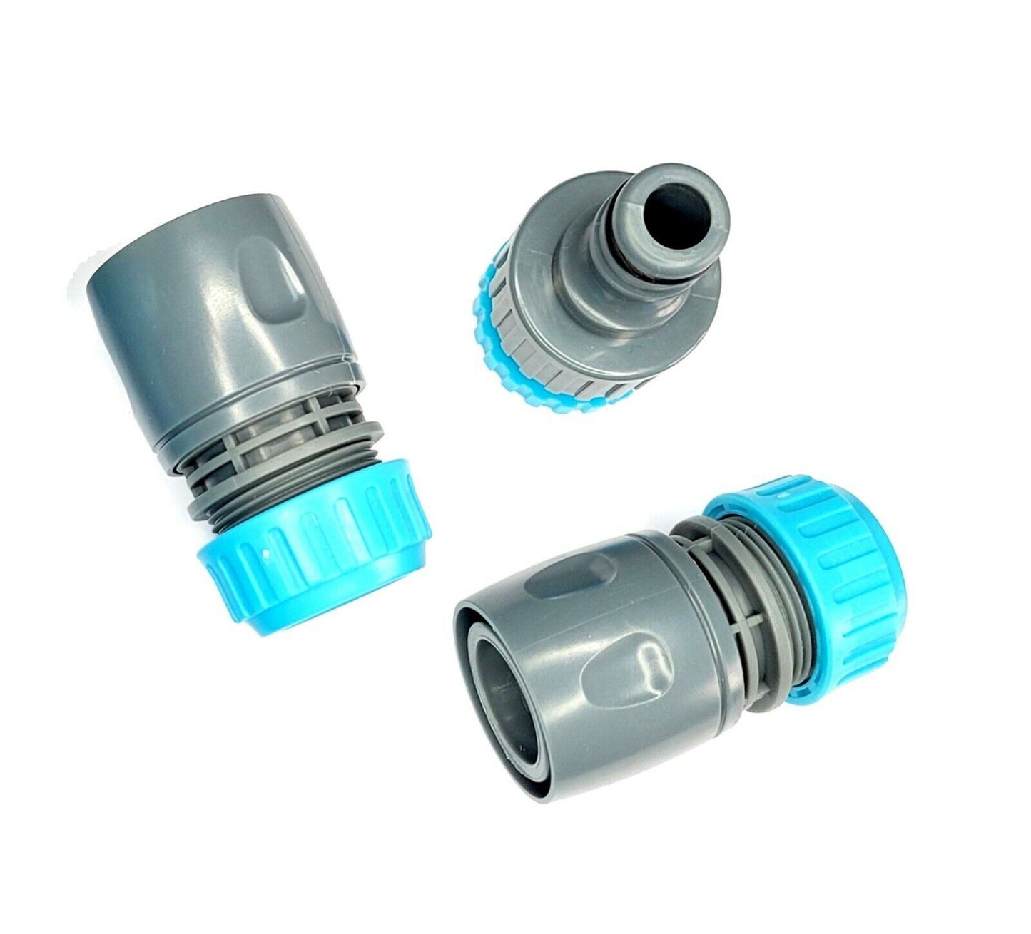 3Pcs Garden Hose Connectors Watering Pipe Tap Plastic Connector Adaptor Fitting