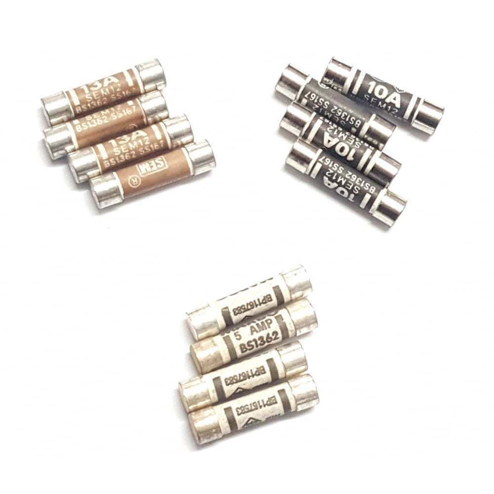 Household Fuses 3 Amp 3A Domestic Cartridge Fuse Mains Plug Appliance NEW