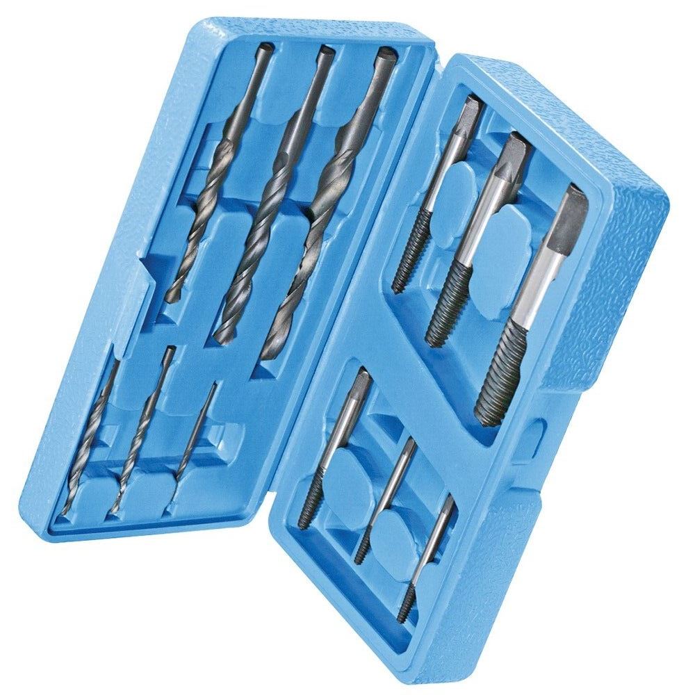 Damaged Broken Screw Remover Stud Extractor Set Puller Tool Easy Out Set 12Piece