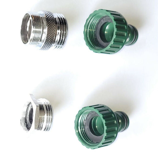 Indoor Threaded Tap Connector Fits Hozelock 2304 & 2159 Kitchen Thread Hosepipe