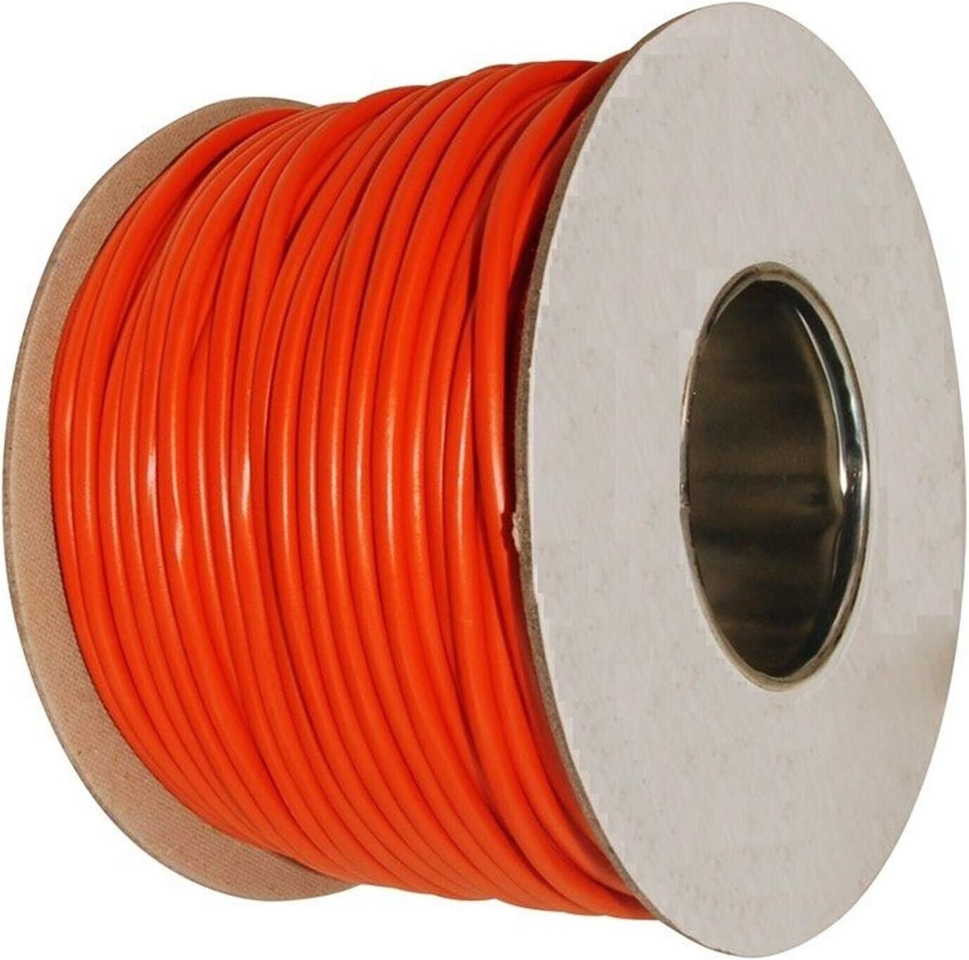 2 Core Orange Flexible 5 Metre Mains Cable 3182y 1.5mm Strimmer Lawn Mower 5M 3001432 5x31