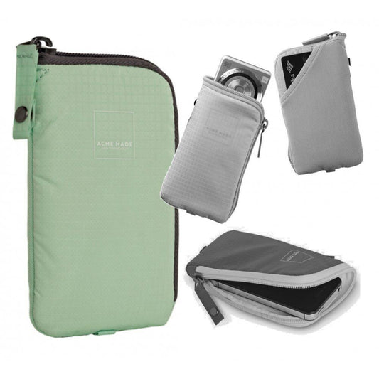 Compact Soft Shell Case Universal Holder Zip Up Bag Digital Camera Phone MP3 NEW