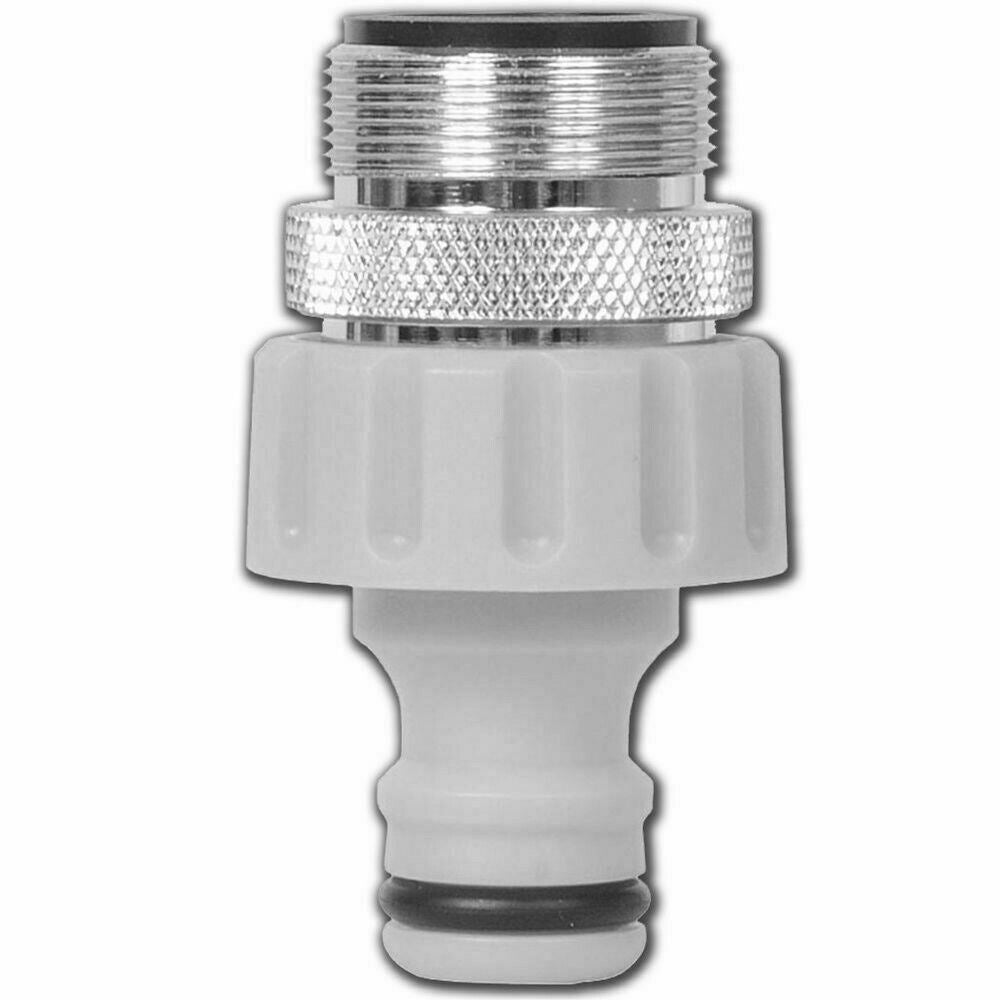 Indoor Threaded Tap Connector Fits Hozelock 2304 & 2159 Kitchen Thread Hosepipe