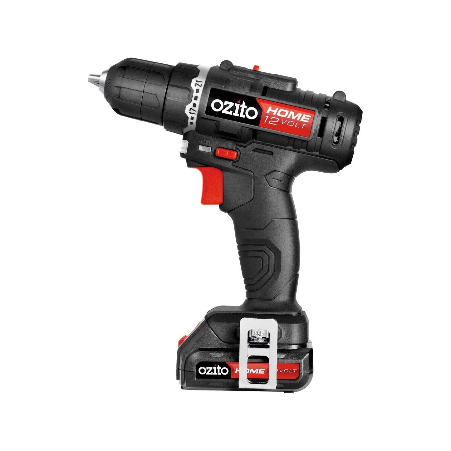 Drill Driver Kit Cordless Ozito ZLDDK150 12V Variable Speed LED Work Light