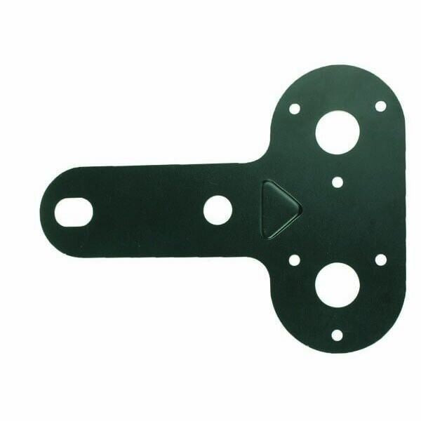 Trailer Connector Double Mount Plate For N Type 7 Pin Backing Socket Car Caravan